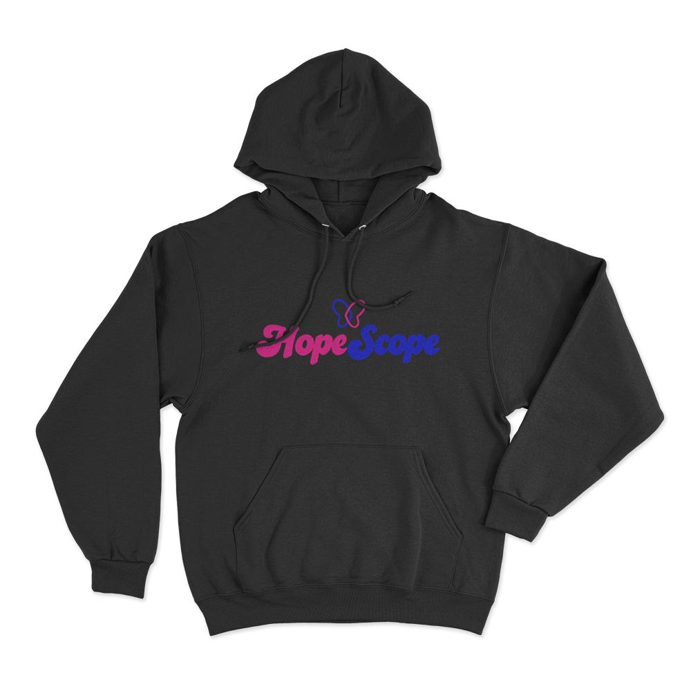 Hope Scope Logo Unisex Hoodie Black Hope Scope Logo Unisex Hoodie Black