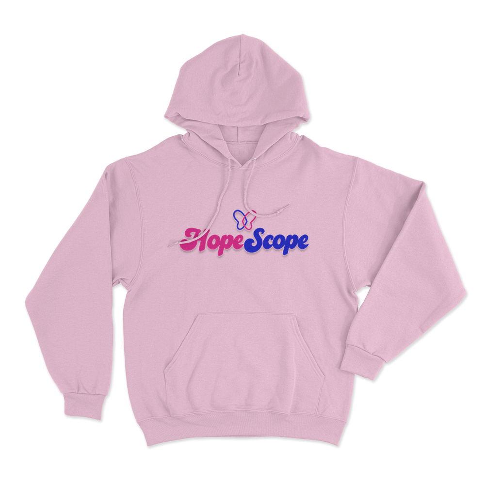 Hope Scope Logo Unisex Hoodie Pink Hope Scope Logo Unisex Hoodie Pink