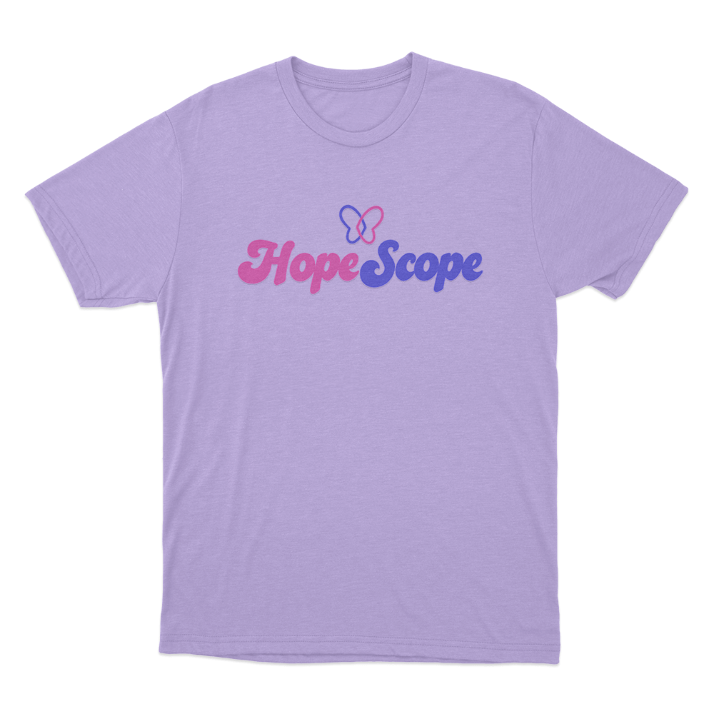 Hope Scope Logo Unisex T Shirt Purple Hope Scope Logo Unisex T Shirt Purple