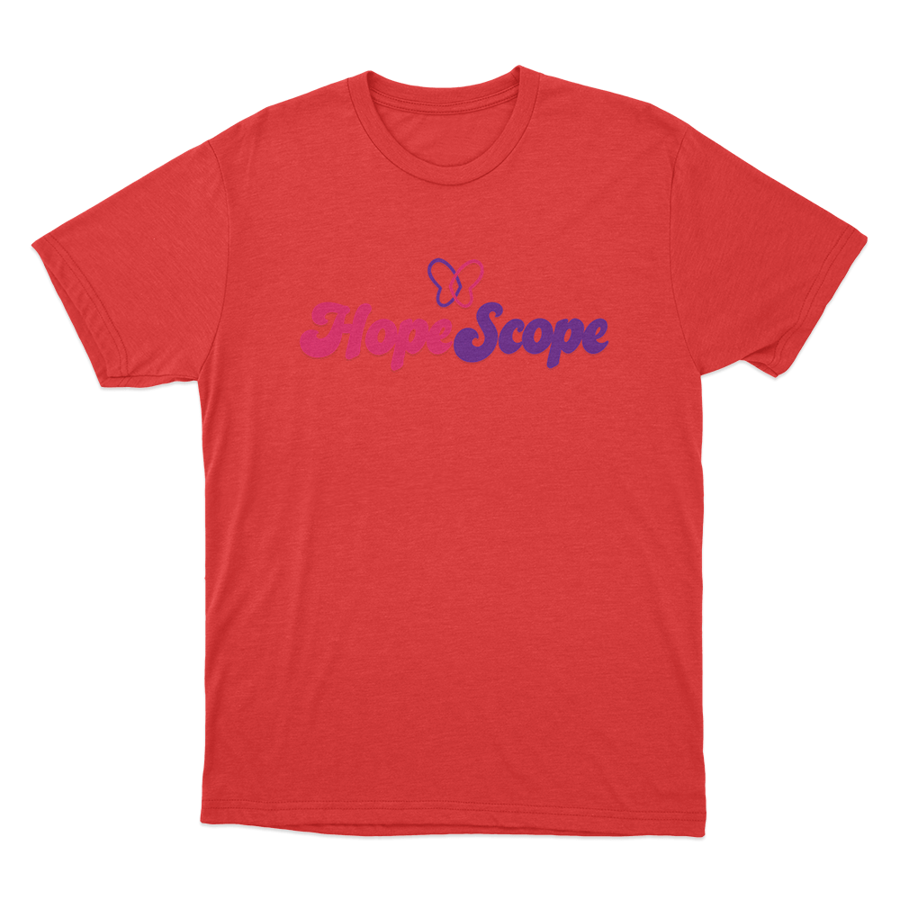 Hope Scope Logo Unisex T Shirt Red Hope Scope Logo Unisex T Shirt Red