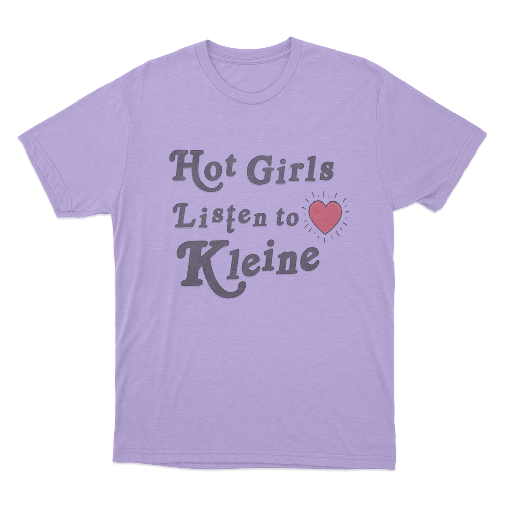 Hot Girls Listen To Kleine Unisex T Shirt Purple Hot Girls Listen To Kleine Unisex T Shirt Purple