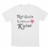 Hot Girls Listen To Kleine Unisex T Shirt White