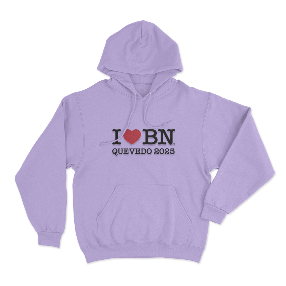 I Love BN Unisex Hoodie Purple I Love BN Unisex Hoodie Purple
