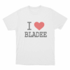 I Love Bladee Unisex T Shirt White