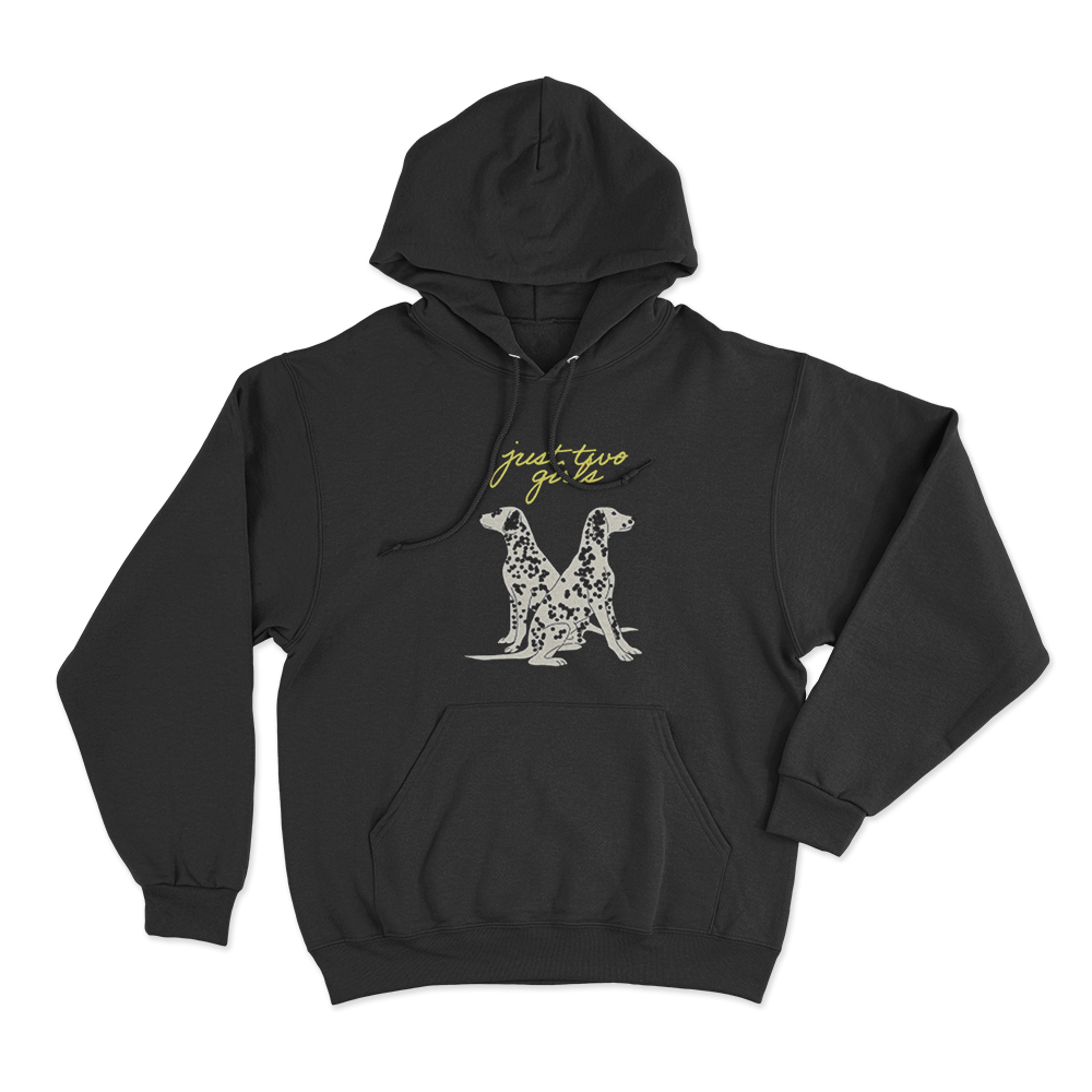 Just Two Girls Unisex Hoodie Black Just Two Girls Unisex Hoodie Black