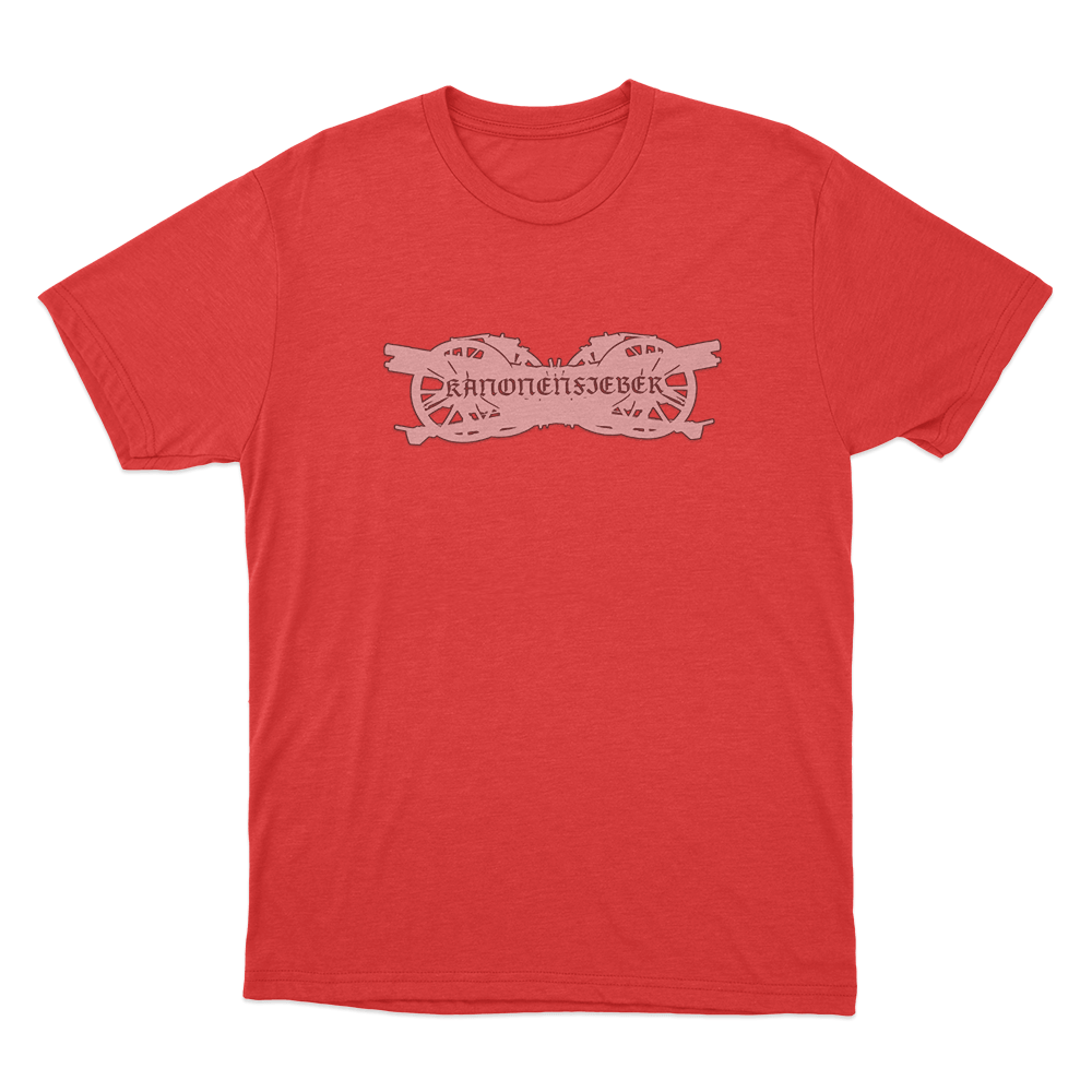 Kanonenfieber Classic Logo Unisex T Shirt Red Kanonenfieber Classic Logo Unisex T Shirt Red