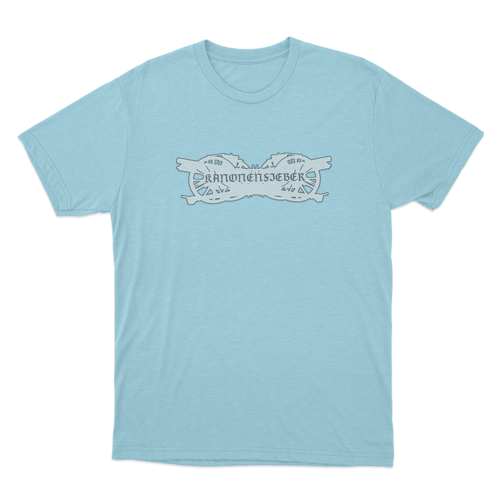 Kanonenfieber Classic Logo Unisex T Shirt Sky Blue Kanonenfieber Classic Logo Unisex T Shirt Sky Blue
