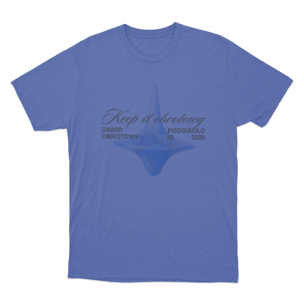 Keep It Obrotowy Tour 2026 Unisex T Shirt Blue Keep It Obrotowy Tour 2026 Unisex T Shirt Blue