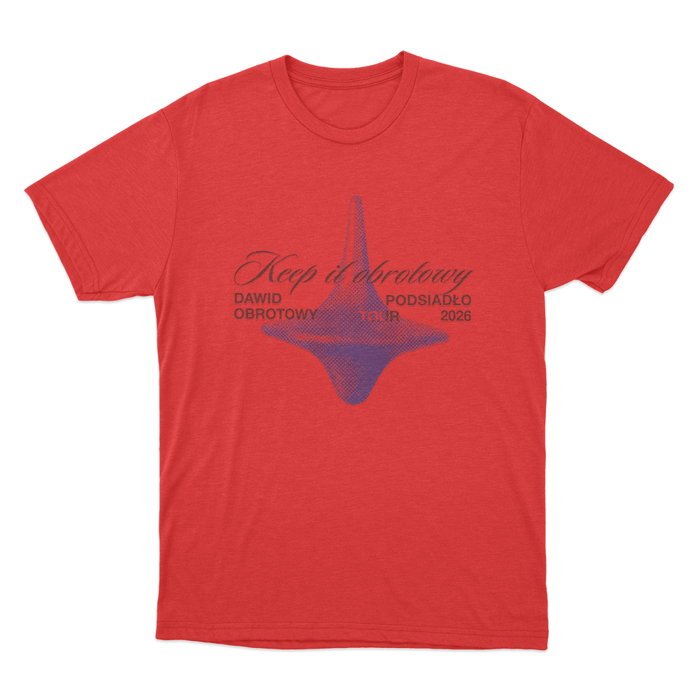 Keep It Obrotowy Tour 2026 Unisex T Shirt Red Keep It Obrotowy Tour 2026 Unisex T Shirt Red