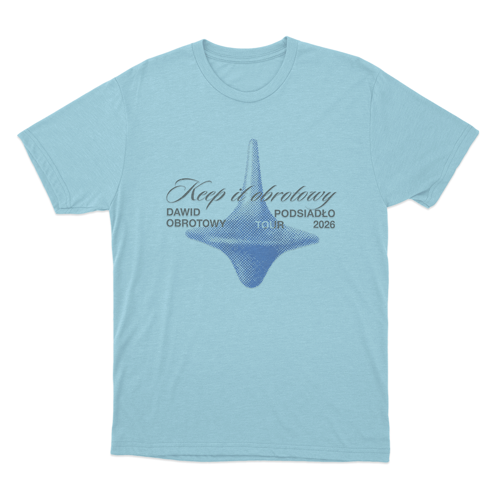 Keep It Obrotowy Tour 2026 Unisex T Shirt Sky Blue Keep It Obrotowy Tour 2026 Unisex T Shirt Sky Blue