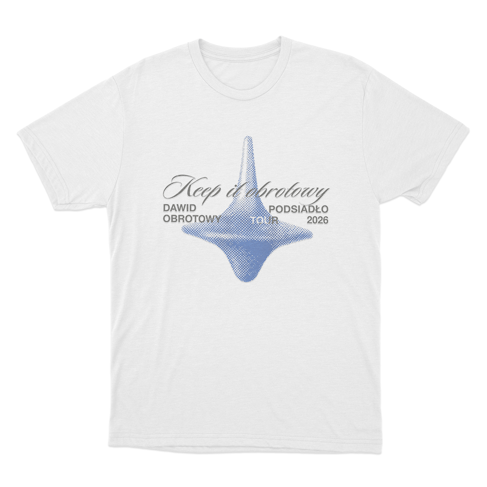 Keep It Obrotowy Tour 2026 Unisex T Shirt White Keep It Obrotowy Tour 2026 Unisex T Shirt White