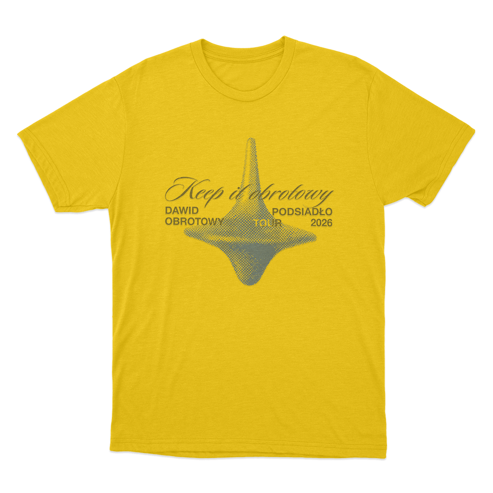 Keep It Obrotowy Tour 2026 Unisex T Shirt Yellow Keep It Obrotowy Tour 2026 Unisex T Shirt Yellow