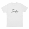 Laufey Signature Logo Unisex T Shirt White