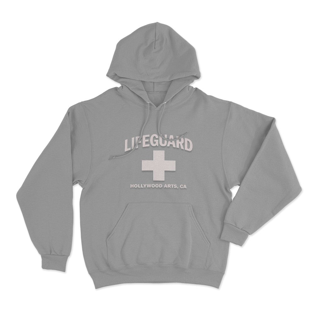 Lifeguard Hollywood Arts CA Unisex Hoodie Grey Lifeguard Hollywood Arts CA Unisex Hoodie Grey