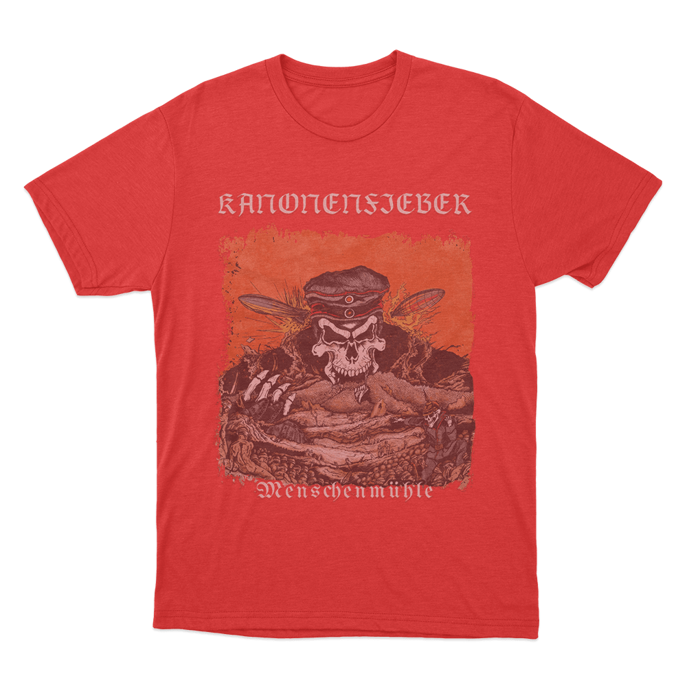 Menschenmühle 2 Unisex T Shirt Red Menschenmuhle 2 Unisex T Shirt Red