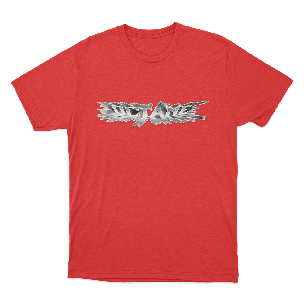 Octane Burst Uniex T Shirt Red Octane Burst Uniex T Shirt Red