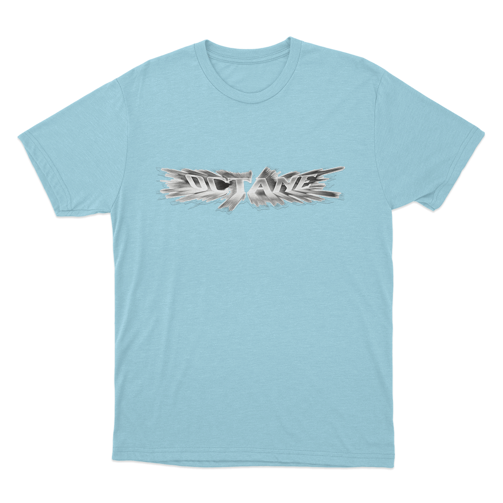 Octane Burst Uniex T Shirt Sky Blue Octane Burst Uniex T Shirt Sky Blue