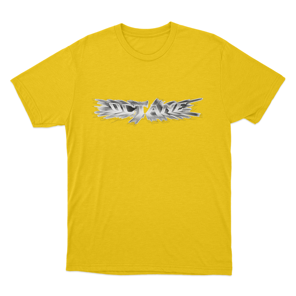 Octane Burst Uniex T Shirt Yellow Octane Burst Uniex T Shirt Yellow