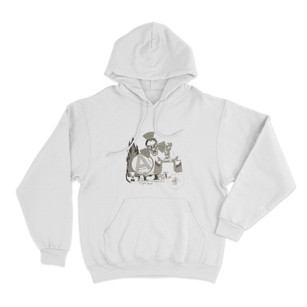 Octane Collage Unisex Hoodie White Octane Collage Unisex Hoodie White