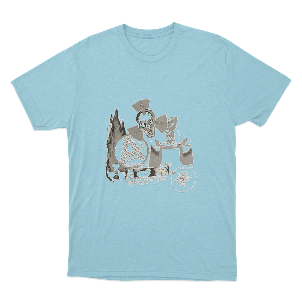 Octane Collage Unisex T Shirt Sky Blue Octane Collage Unisex T Shirt Sky Blue