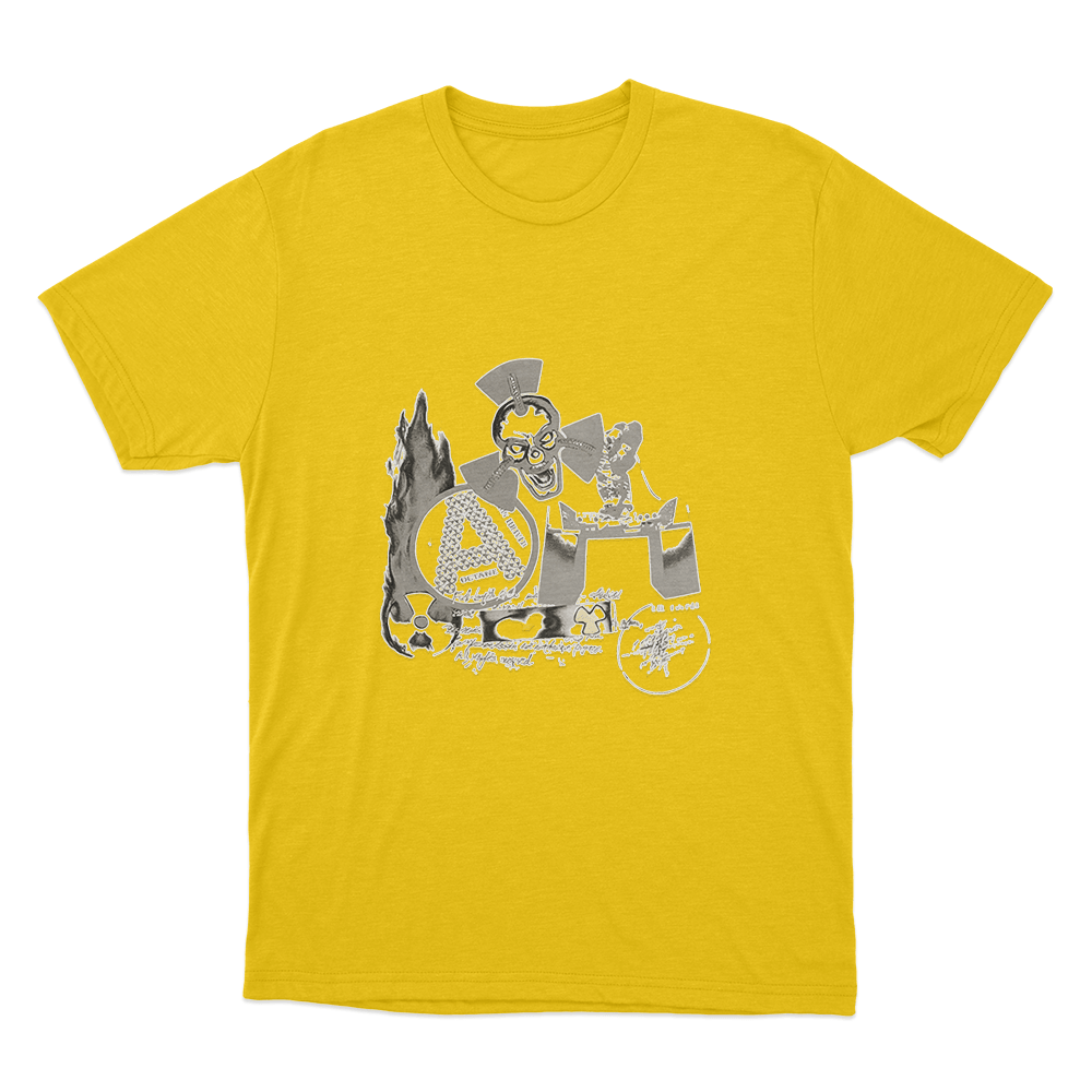 Octane Collage Unisex T Shirt Yellow Octane Collage Unisex T Shirt Yellow