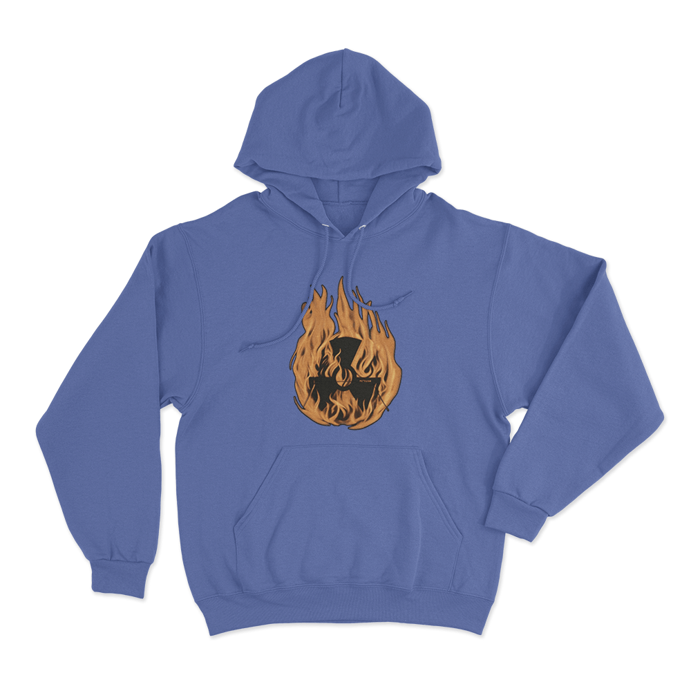 Octane Flame Unisex Hoodie Blue Octane Flame Unisex Hoodie Blue