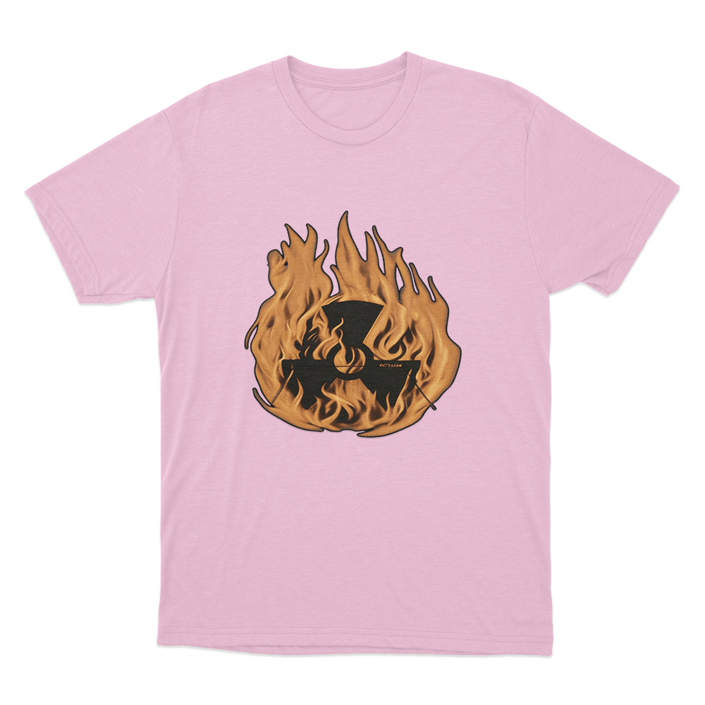 Octane Flame Unisex T Shirt Pink Octane Flame Unisex T Shirt Pink
