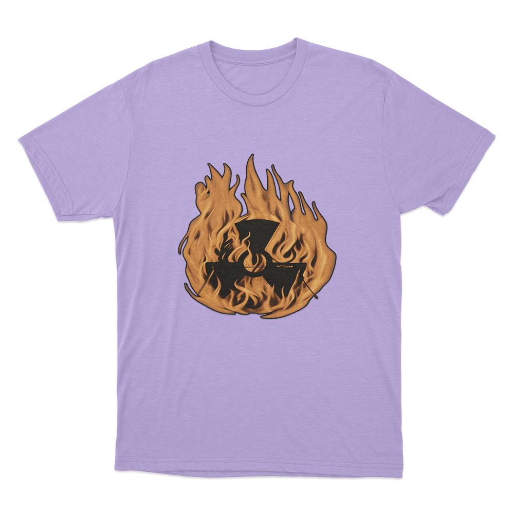 Octane Flame Unisex T Shirt Purple Octane Flame Unisex T Shirt Purple