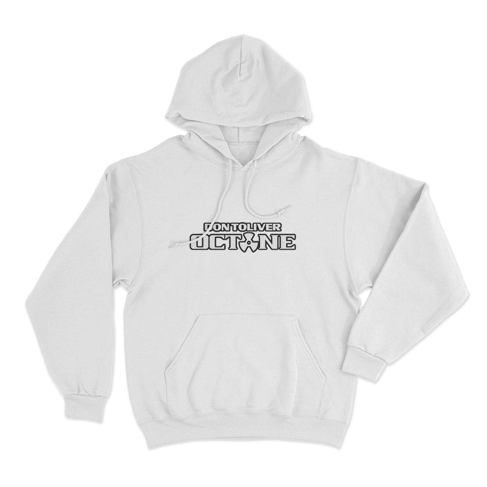 Octane Logo Unisex Hoodie White Octane Logo Unisex Hoodie White