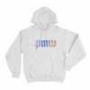 PMW Gradient Logo Unisex Hoodie White