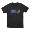 PMW Gradient Logo Unisex T Shirt Black