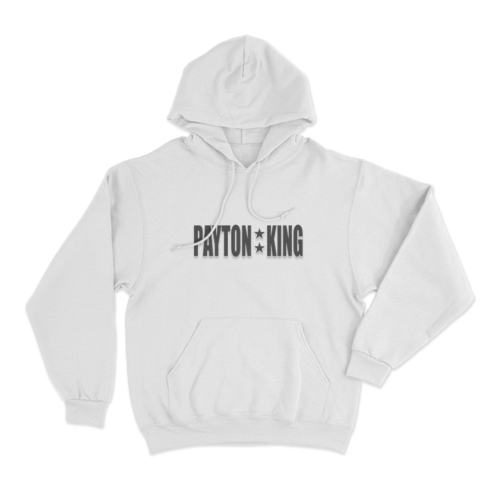 Payton King Unisex Hoodie White Payton King Unisex Hoodie White