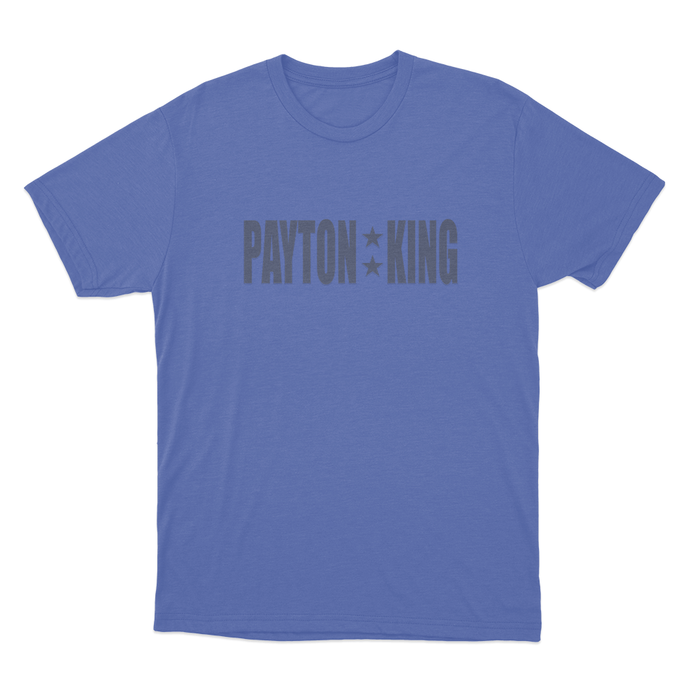 Payton King Unisex T Shirt Blue Payton King Unisex T Shirt Blue