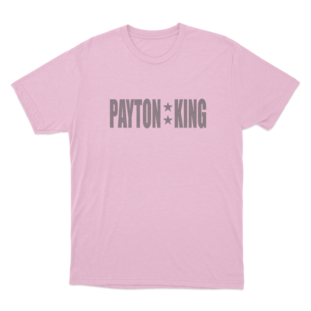 Payton King Unisex T Shirt Pink Payton King Unisex T Shirt Pink