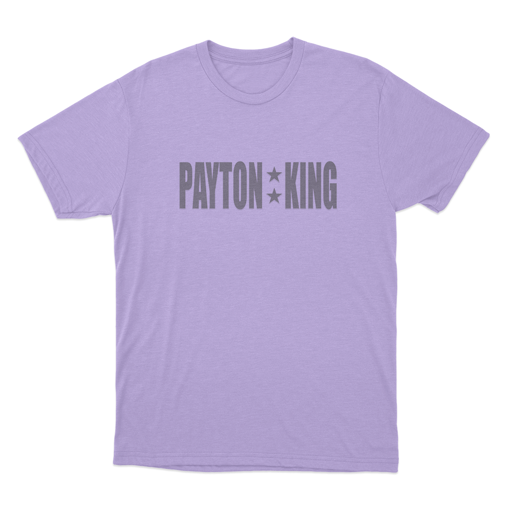 Payton King Unisex T Shirt Purple Payton King Unisex T Shirt Purple