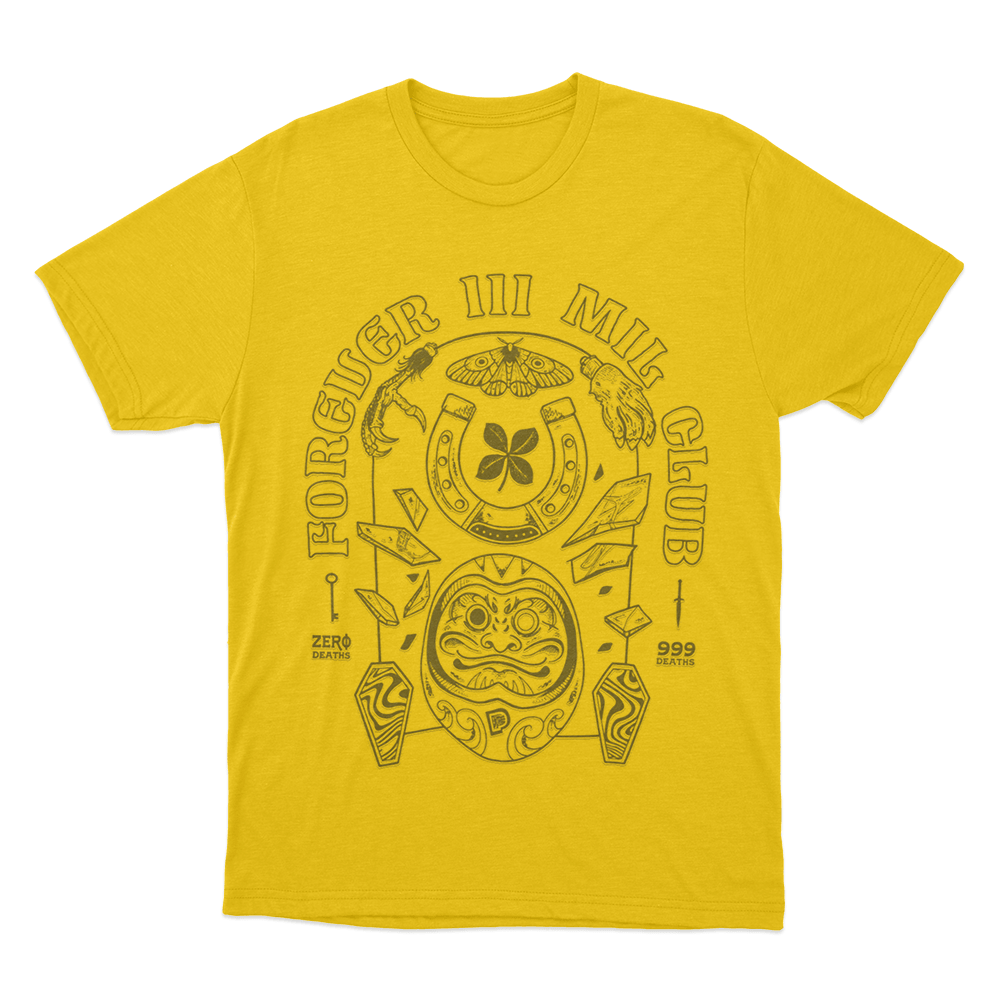 Pewdiepie 111 Club Unisex T Shirt Yellow Pewdiepie 111 Club Unisex T Shirt Yellow