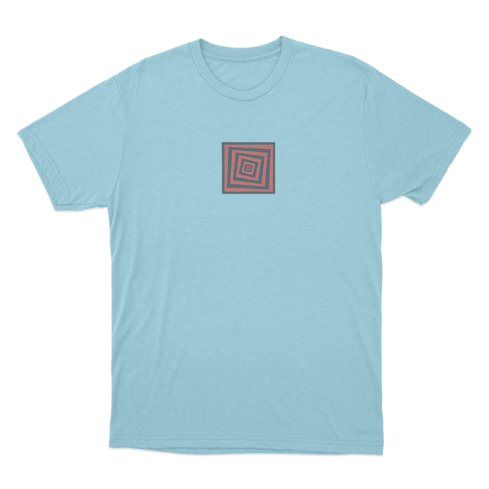 Pewdiepie Spiral Illusion Icon Unisex T Shirt Sky Blue Pewdiepie Spiral Illusion Icon Unisex T Shirt Sky Blue