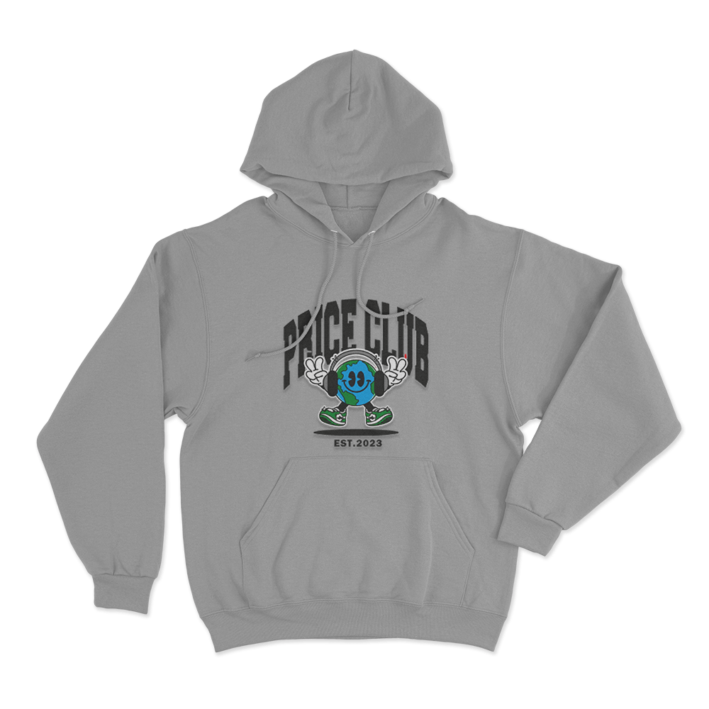 Price Club EST. 2023 Unisex Hoodie Grey Price Club EST. 2023 Unisex Hoodie Grey