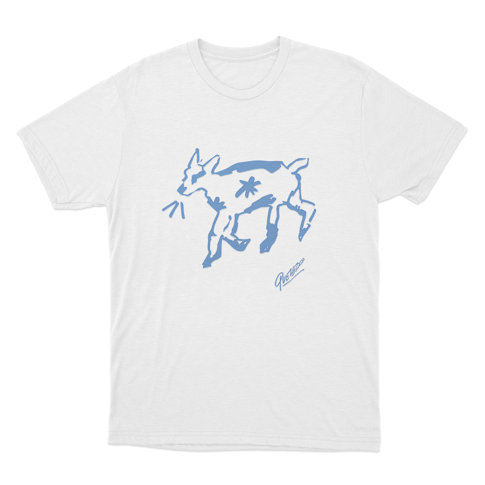 Quevedo Sketch Cow Unisex T Shirt White Quevedo Sketch Cow Unisex T Shirt White