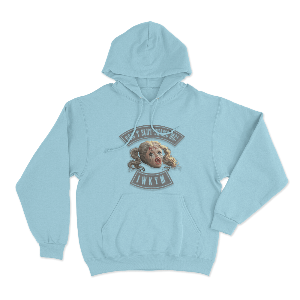 Samantha Unisex Hoodie Sky Blue Samantha Unisex Hoodie Sky Blue