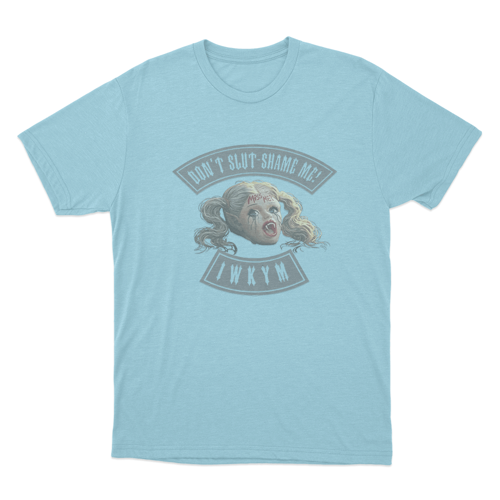 Samantha Unisex T Shirt Sky Blue Samantha Unisex T Shirt Sky Blue