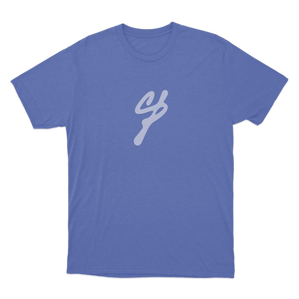 Signature Logo Unisex T Shirt Blue Signature Logo Unisex T Shirt Blue