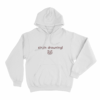 Sinjin Drowning Logo Unisex Hoodie White