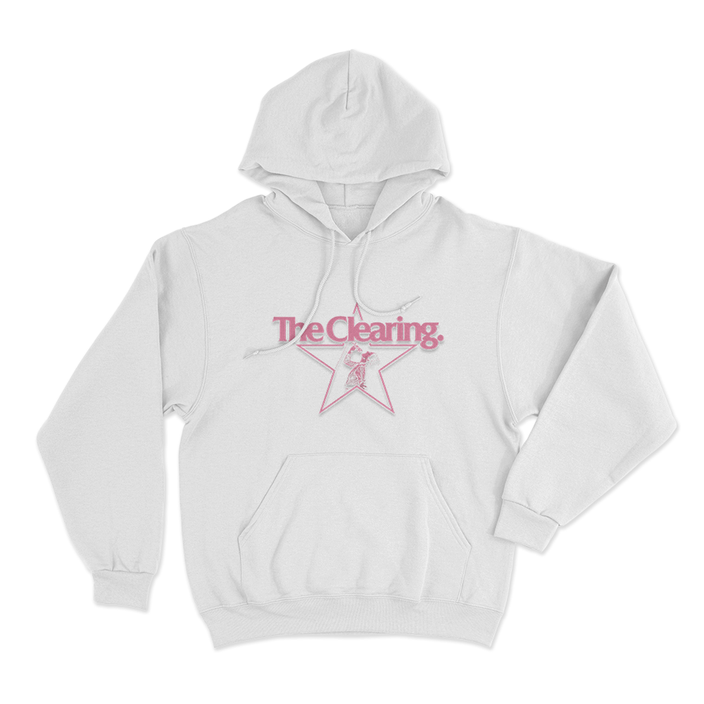 The Clearing Star Unisex Hoodie White The Clearing Star Unisex Hoodie White