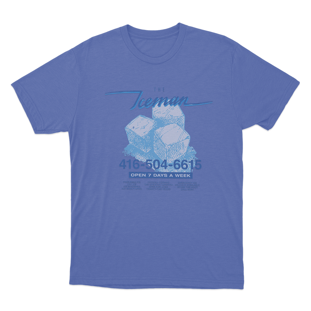 The Iceman Open 7 Days A Week Unisex T Shirt Blue The Iceman Open 7 Days A Week Unisex T Shirt Blue