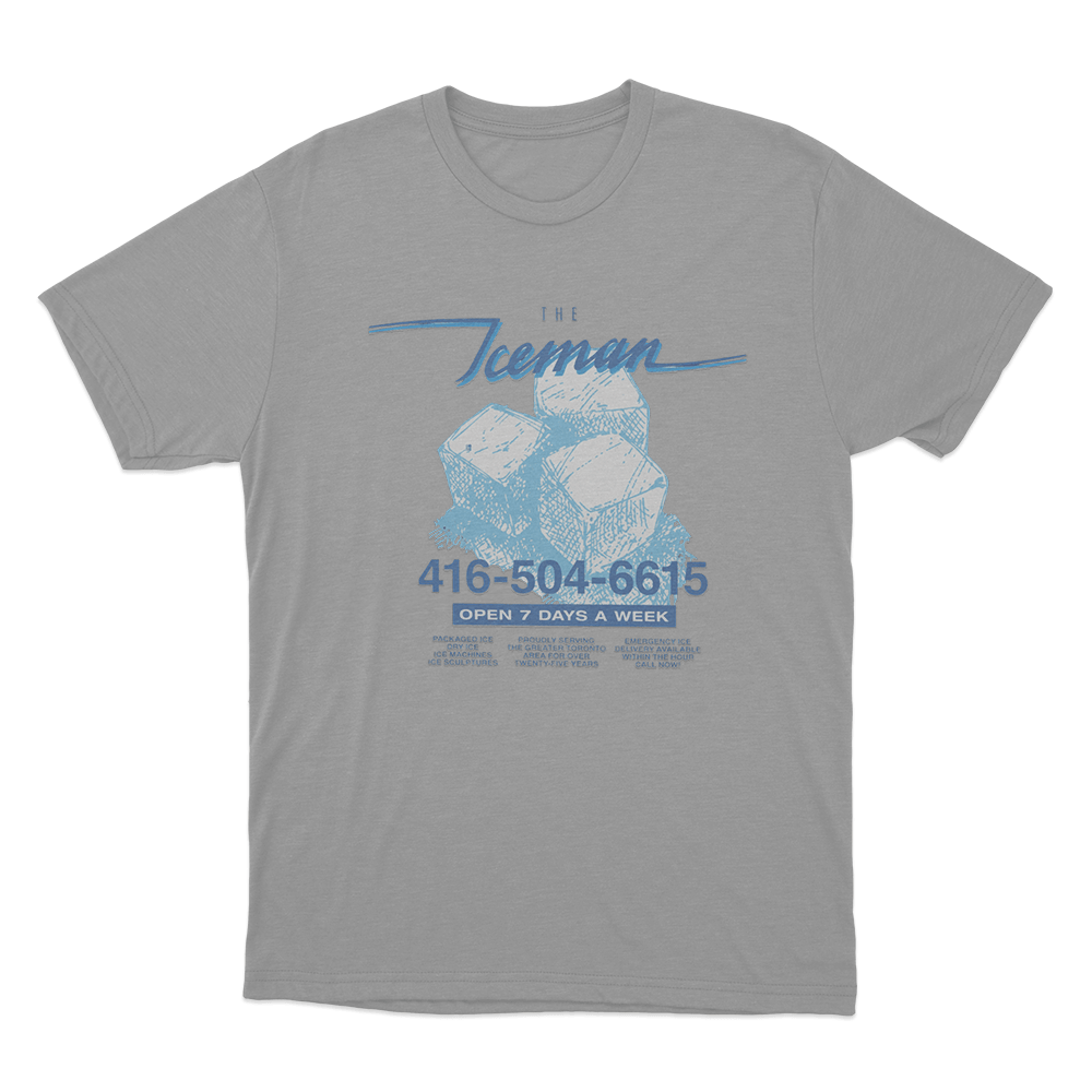 The Iceman Open 7 Days A Week Unisex T Shirt Grey The Iceman Open 7 Days A Week Unisex T Shirt Grey