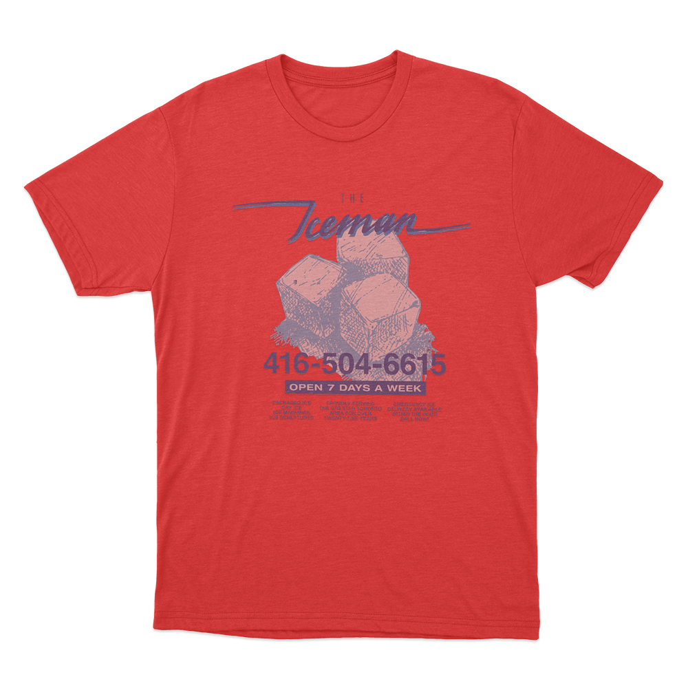 The Iceman Open 7 Days A Week Unisex T Shirt Red The Iceman Open 7 Days A Week Unisex T Shirt Red