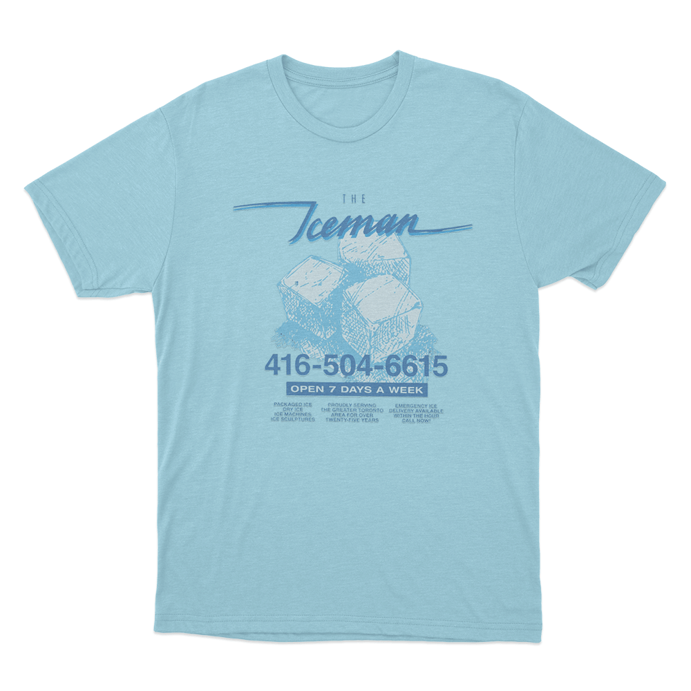 The Iceman Open 7 Days A Week Unisex T Shirt Sky Blue The Iceman Open 7 Days A Week Unisex T Shirt Sky Blue