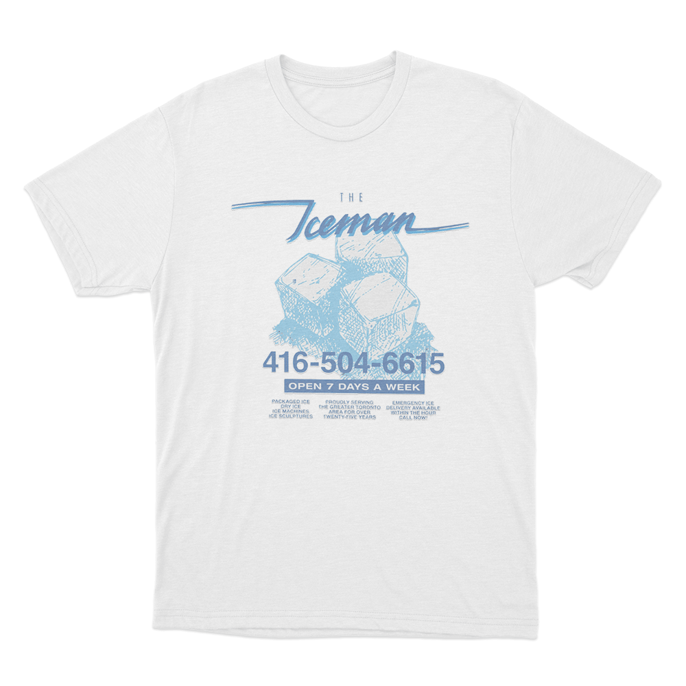 The Iceman Open 7 Days A Week Unisex T Shirt White The Iceman Open 7 Days A Week Unisex T Shirt White