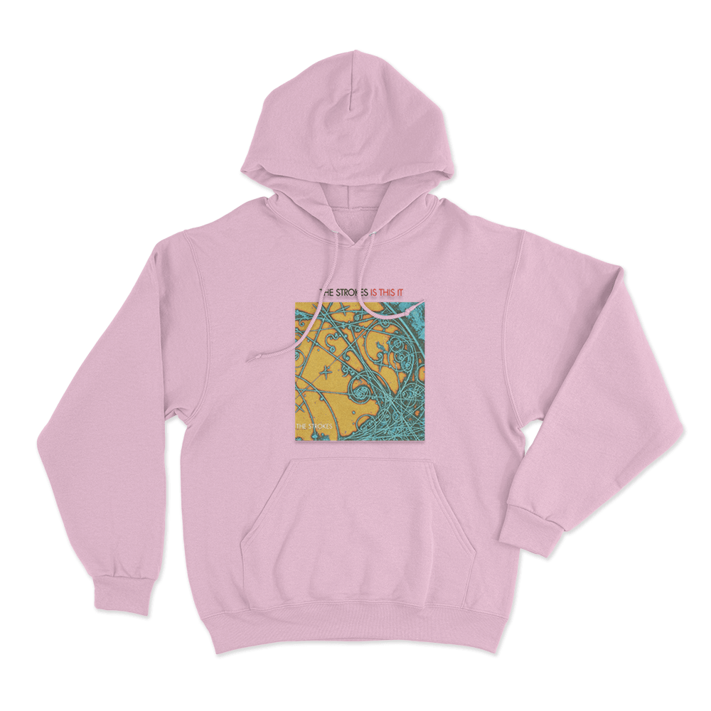 The Strokes Is This It Unisex Hoodie Pink The Strokes Is This It Unisex Hoodie Pink